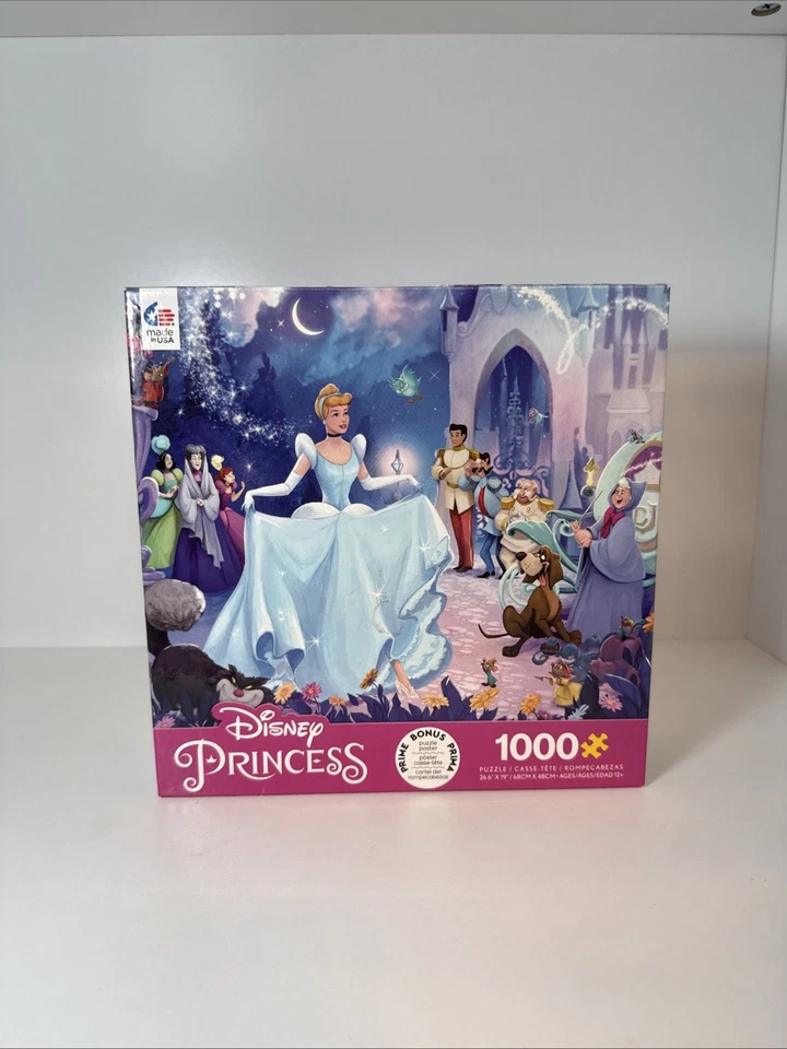 Disney Princess Cinderella 1000 Piece Ceaco Jigsaw Puzzle Includes Bonus Poster - Image 1 of 4