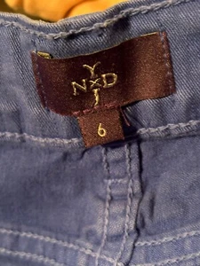 NYDJ Size 6 Lift And Tuck Blue Ankle Pants Great Color Not Your Daughters Jeans - Picture 1 of 8