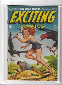 Exciting Comics # 64 Very Good Plus [1948] Alex Schomburg Xela Cover - Imagen 1 de 2