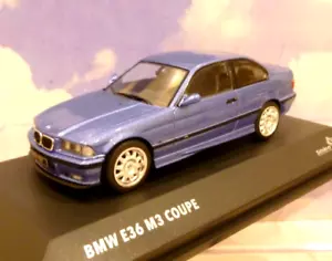 SOLIDO DIECAST 1/43 1999 BMW M3 (E36) COUPE' IN ESTORIL BLU METALLIZZATO S4315202 - Foto 1 di 5