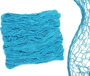 Netting Decoration Fish Net Party Decor – Turquoise Color Cotton Netting 48” x 1 - Picture 1 of 4