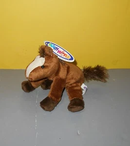 New Mini 6" Mary Meyer Horse Bean Plush Horse Named Huckleberry #57520 - Picture 1 of 1