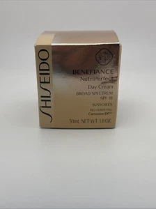 Crema de día Shiseido Benefiance NutriPerfect FPS 18 1,8 oz/50 ml nueva en caja (A6) - Imagen 1 de 4