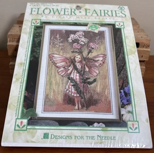 Flower Fairies The Yarrow Fairy Cross Stitch Cicely Mary Barker Kit 5503 SEALED - Picture 1 of 3