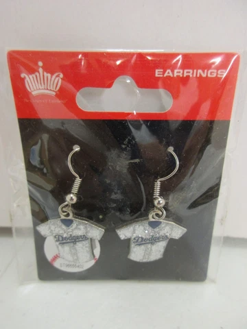 Los Angeles Dodgers LA Dodgers dangle glitter sparkle jersey earrings NEW Cover