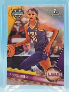 2023-24 Bowman Chrome University Angel Reese #49 1st Bowman Refractor! LSU! - Picture 1 of 2
