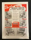 Vintage 1946 Dover Retro Metal Furniture Sd2 Russell Mickey Mouse Library Toy Ad