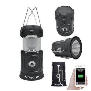 Solar Camping Lantern Large Capacity DC Rechargeable Charging LED Camping Lig... - Picture 1 of 6