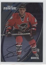 2002-03 ITG Be A Player Signature Series Signatures Stu Barnes #074 Auto