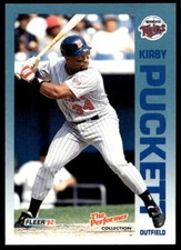 1992 Fleer 7 Eleven/Citgo The Performer 11 Kirby Puckett   Minnesota Twins
