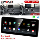 Car GPS Multimedia Player Radio Navi 12.3'' Android 4G+64G For Audi A3 2013-2019