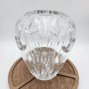 Vintage Bleikristall 24% Cut Crystal Bavaria Germany Vase, 8 1/4" Tall, 7" Wide - Picture 1 of 10