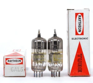 ONE 6AL5/EAA91 RAYTHEON NOS Tube Röhre Valve Valvula Valvola 진공관 真空管 电子管 - Picture 1 of 1