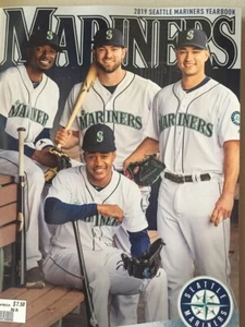 2019 SEATTLE MARINERS YEARBOOK MLB PROGRAM WORLD SERIES 144 PAGE EDGAR MARTINEZ - Picture 1 of 1