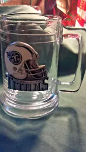 Tennessee Titans Glass Mug Stein NFL - Picture 1 of 5