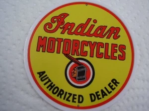 INDIAN MOTORCYCLE DEALER VINLY STICKER 3 INCH - Picture 1 of 2