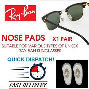 Ray-Ban Aviator Clip On Nose Pads Compatible with Ray-Ban RB Glasses Sunglasses