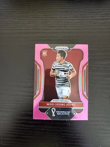 Woo-Yeong Jeong - 2022 Panini Prizm FIFA World Cup RC #141 - PINK PRIZM - Picture 1 of 2