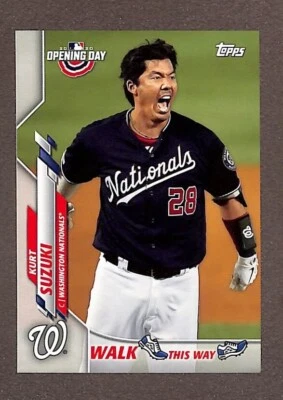 Topps Opening Day 2020 ¡Camina por este camino! #WW-19 Kurt Suzuki Foto 1 de 3