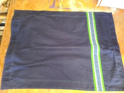 Falsa estándar Pottery Barn Kids "azul marino/verde neón" Foto 1 de 3