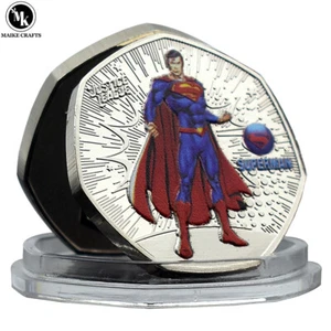 Superman Commemorative Coin DC Justice League Challenge Coin Collection Gift - Picture 1 of 15