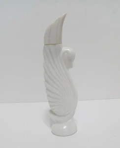 Vintage Avon Milk Glass Swan Decanter Perfume Bottle 6.5" MCM Collectible Empty - Picture 1 of 10