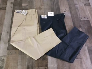 Authentic Galaxy School Uniform Lot Of 2 Size 18 Blue & Khaki Unisex - Picture 1 of 8