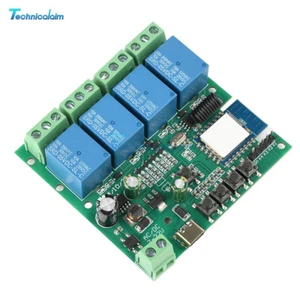 4 Channel Relay Switch Module Tuya Smart WIFI Remote Control Relay 2.4GHz 433MHz - Bild 1 von 11