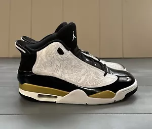 Nike Jordan Dub Zero finiture oro bianco e nero 311046-005 taglia 9 - Foto 1 di 14
