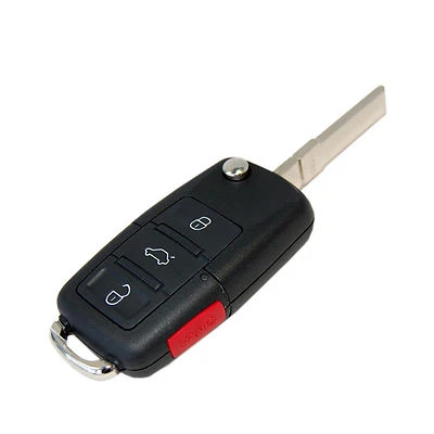 Neu 4 Knöpfe Faltbar Klapp Schlüssel Fernbedienung Schutzhülle für VW Gti 2006 - Bild 1 von 4