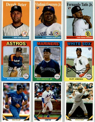 2019 Topps ARCHIVES Baseball Complete 300 Card Set Guerrero Tatis Alonso ROOKIES - Image 1 of 4