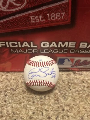 Angels/Royals/Braves/Twins Ervin Santana AUTOGRAPHED SIGNED Baseball #7 - Image 1 of 2