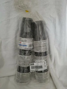 Lot Of 6 - 10 / Pack 12oz Black Paper Cups LOT Total = 60 Cups - Picture 1 of 3