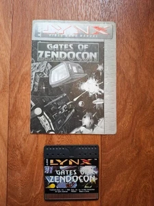 Gates of Zendocon Atari lynx + instruction booklet - Imagen 1 de 3