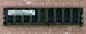 Hynix PC3200U-30330 1GB DDR 400MHz CL3 HYMD512646CP8J-D43 Memory - Picture 1 of 3
