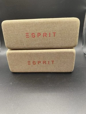 2 Esprit Tweed Tan Hard Shell Case for Glasses / Sunglasses - Image 1 of 4