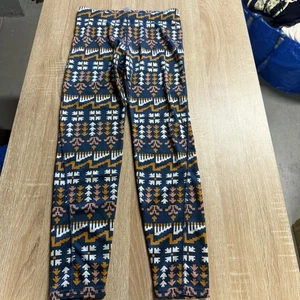 Patagonia Kids Capilene Baselayer bedruckte Leggings Größe Medium gebraucht, in einwandfreiem Zustand - Bild 1 von 6