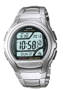Versand aus Deutschland Casio Waveceptor Weltzeit 5 ATM WV-58DE-1AVEG Funkuhr - Bild 1 von 5