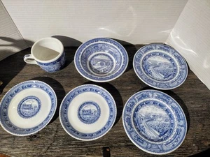 Vintage Shenango B&O Railroad 1827-1927 Centenary China Desert Bowl Mug Plates - Picture 1 of 24