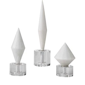Alize - 14 inch Sculpture (Set of 3) - 3.5 inches wide by 3.5 inches deep - Picture 1 of 5