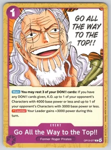 OP-13 Go All the Way to the Top!! C Carrying On His Will   Normal OP13-077  NM - Picture 1 of 2