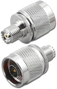 NEW Female Mini UHF Jack to Male N Plug Adapter RFA-8262 - Picture 1 of 1