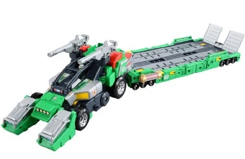 Tomica Hyper Green Ranger 3 Ranger Trailer Takara Tomy Japan Transformers - Image 1 of 4