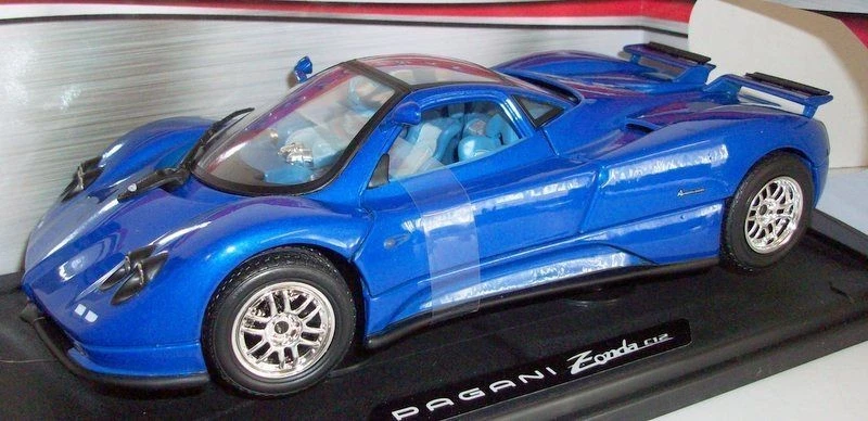Motor Max escala 1/18 diecast 73147 - Pagani Zonda C12 - azul Foto 1 de 2