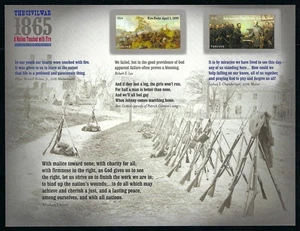 US 4981b CIVIL WAR SESQUICENTENTENNIAL IMPERF PANE OF 12 FROM PRESS SHEET VF-XF - Picture 1 of 2