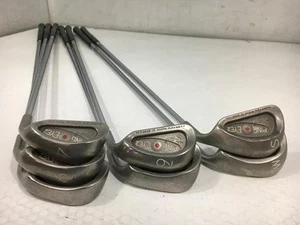 PING EYE2 Plus Stainless Iron Set 7pcs 5-PW-SW Original Steel Flex 1 Red - Picture 1 of 4
