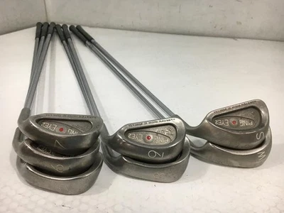 PING EYE2 Plus Stainless Iron Set 7pcs 5-PW-SW Original Steel Flex 1 Red - Image 1 of 4