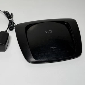 Cisco Linksys E1000 Wireless N Router FAST Ethernet Ports 10/100 2.4GHz PC N12 - Picture 1 of 6