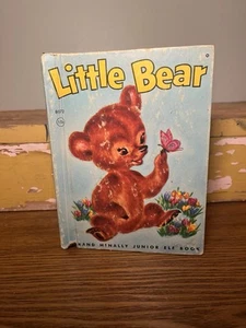 Vintage 1956 A Rand McNally Junior Elf Book Little Bear Picture Storybook #8072 - Picture 1 of 7