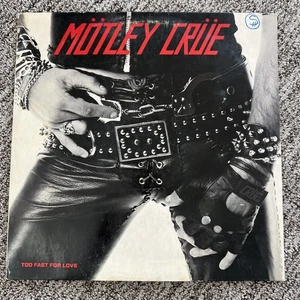 Motley Crue Too Fast For Love-LP Vinyl Record 1982 Elektra 60174 Metal VG/VG - Imagen 1 de 12